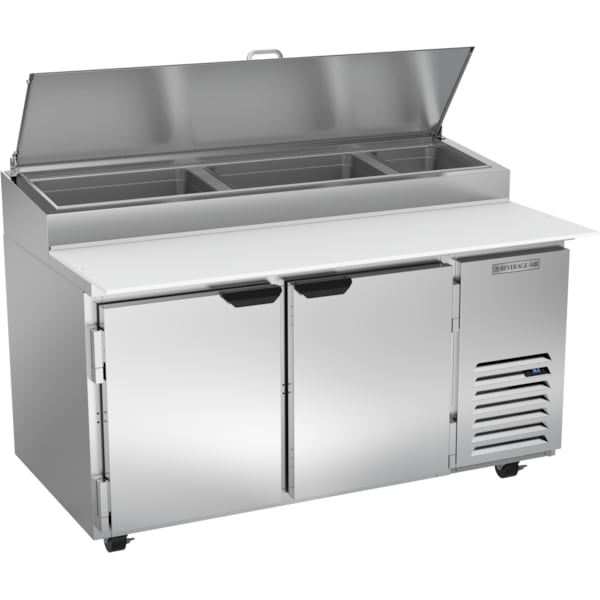 Beverage-Air Pizza Prep, Refrigerated, 60"W, 17.8 cu. Ft. DP60HC - main